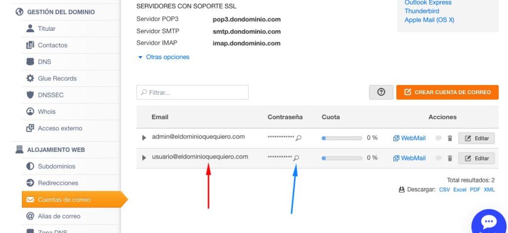 Cómo Configurar Una Cuenta De Correo En Thunderbird Dondominio Blog 2506